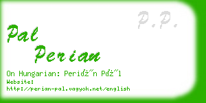 pal perian business card